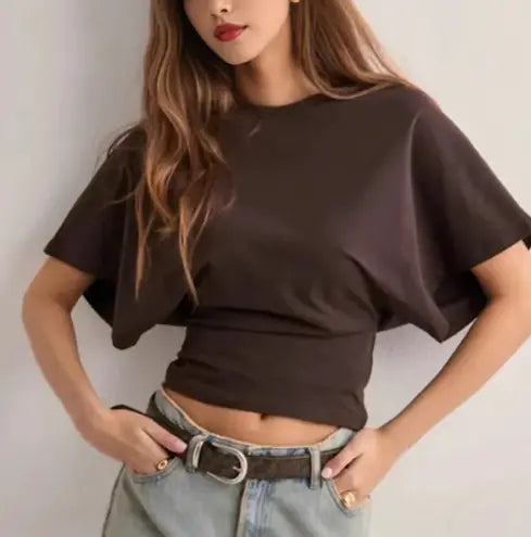 Summer Batwing Sleeve T-shirt