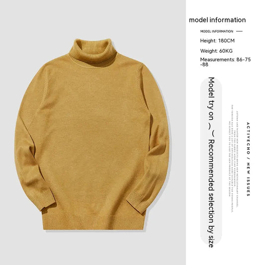 قميص داخلي شتوي رجالي كاجوال بقصة ضيقة