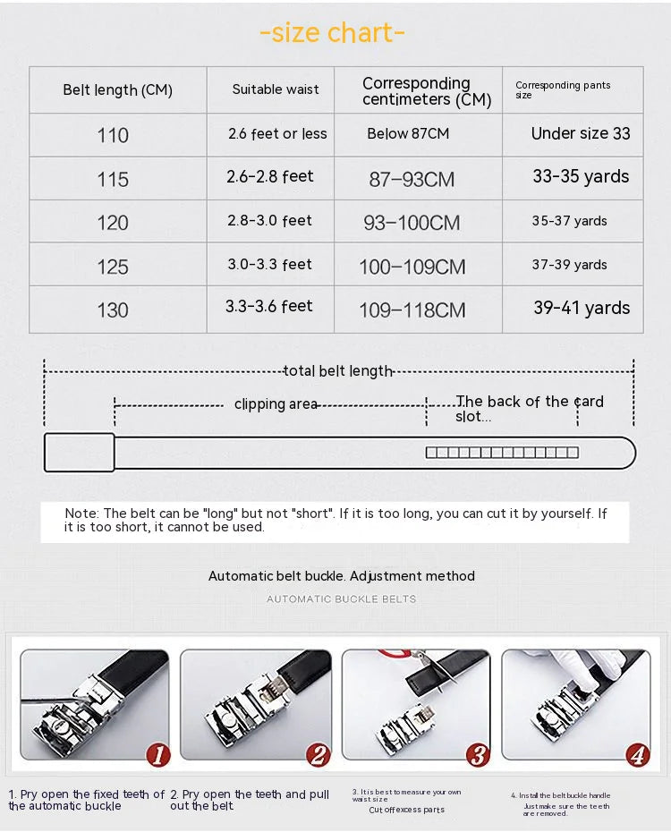 Automatic Buckle Belt