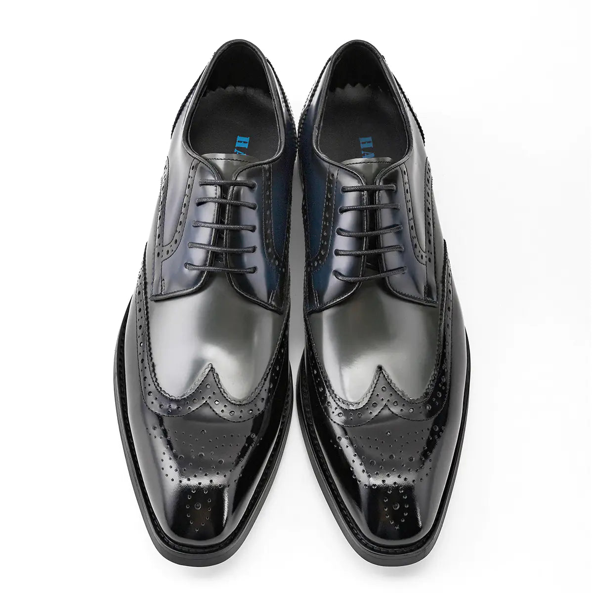 Men's Business Formal Leather Shoes with Square Toe