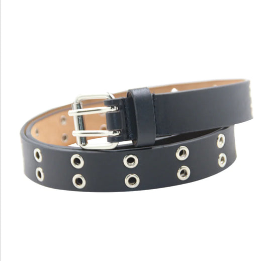 Trendy Women's Belt with Double Pin Buckle