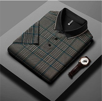 Vinton Polo Shirt - Men's Summer Ice Silk T-Shirt (One Piece)