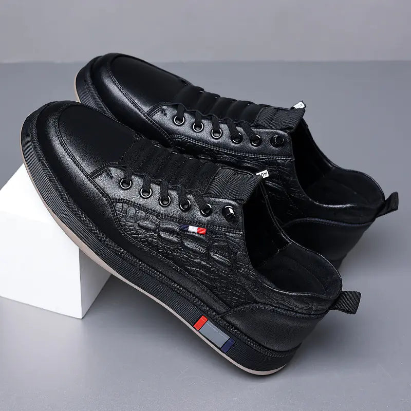 Men's Leather Casual Sneakers