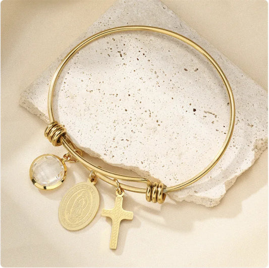 Simple Cross Bangle