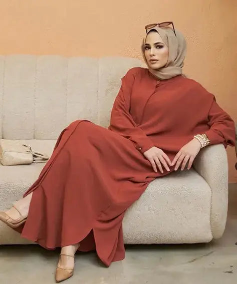 Abaya Long Sleeve Dress