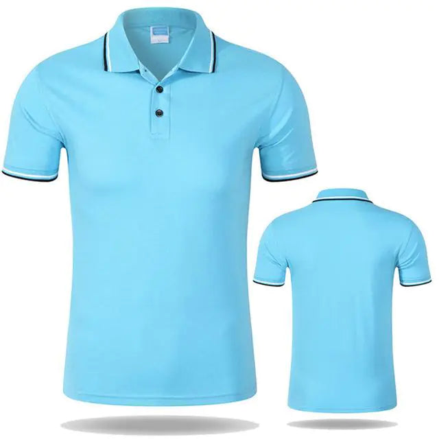 Men's Cotton Polo Short Sleeve Work T-Shirt