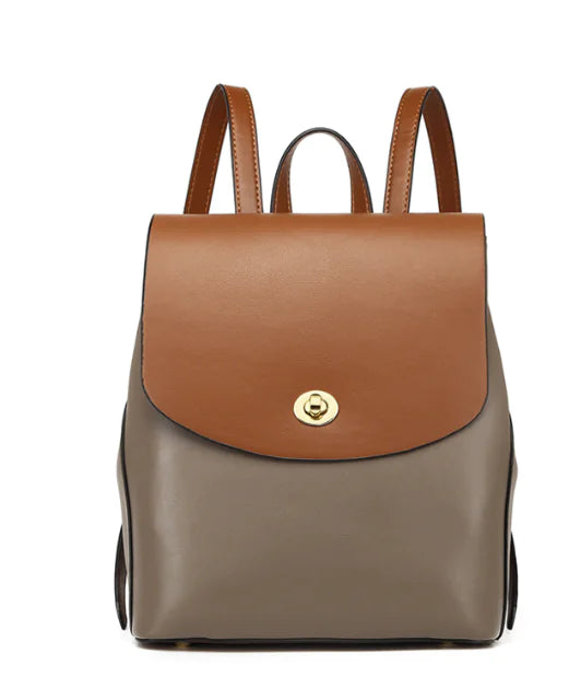 Fashionable Women's Leather Bucket Bag and Shoulder Bag