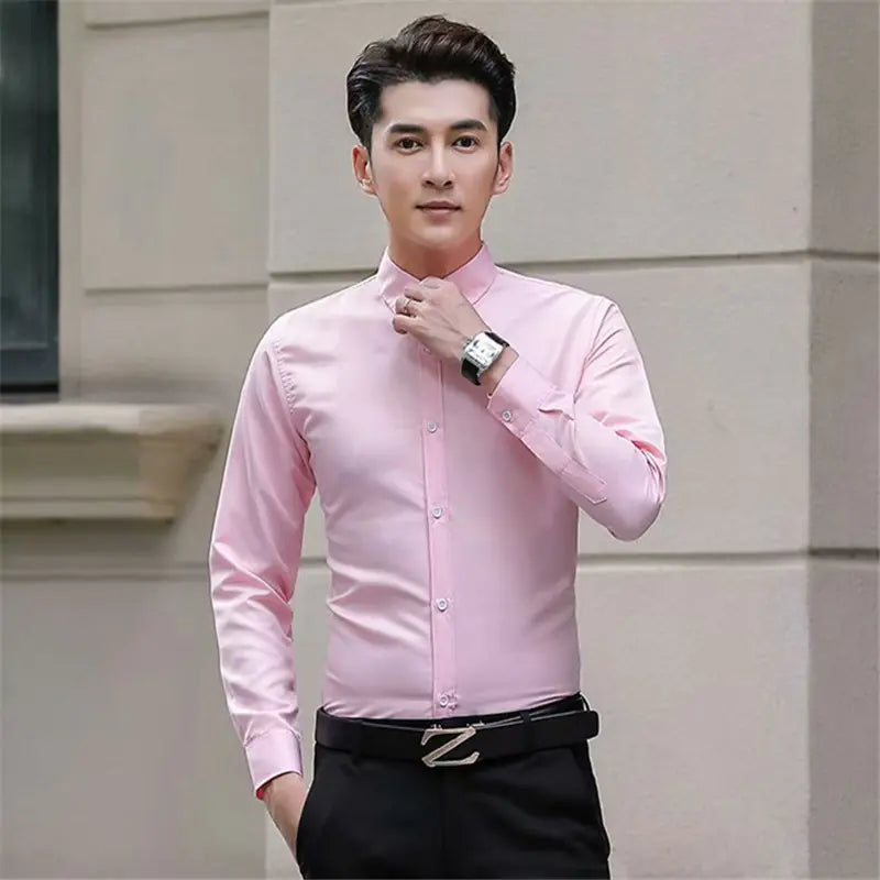 Men's Long Sleeve Formal Professional Autumn Shirt