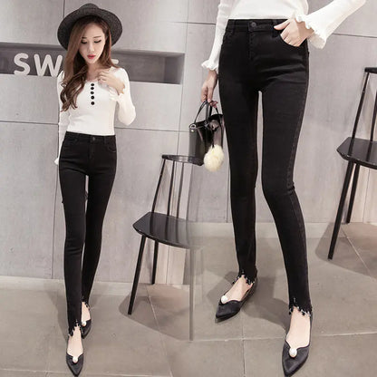 "Skinny Stretch Denim Jeans"