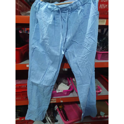 Cotton Linen Pants With Pockets