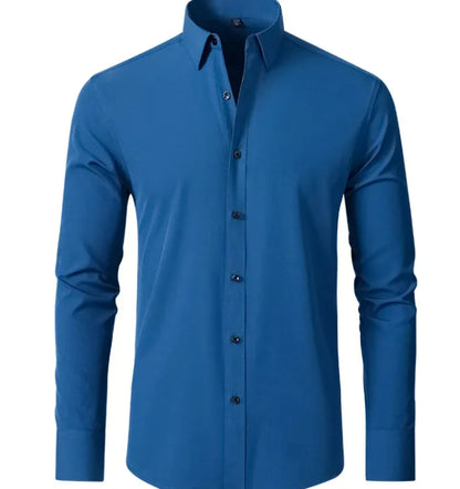 Men's Wrinkle-Free Elastic Business Shirt