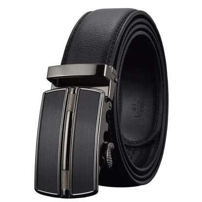 Genuine Leather Automatic Buckle Men's Fashion Belt