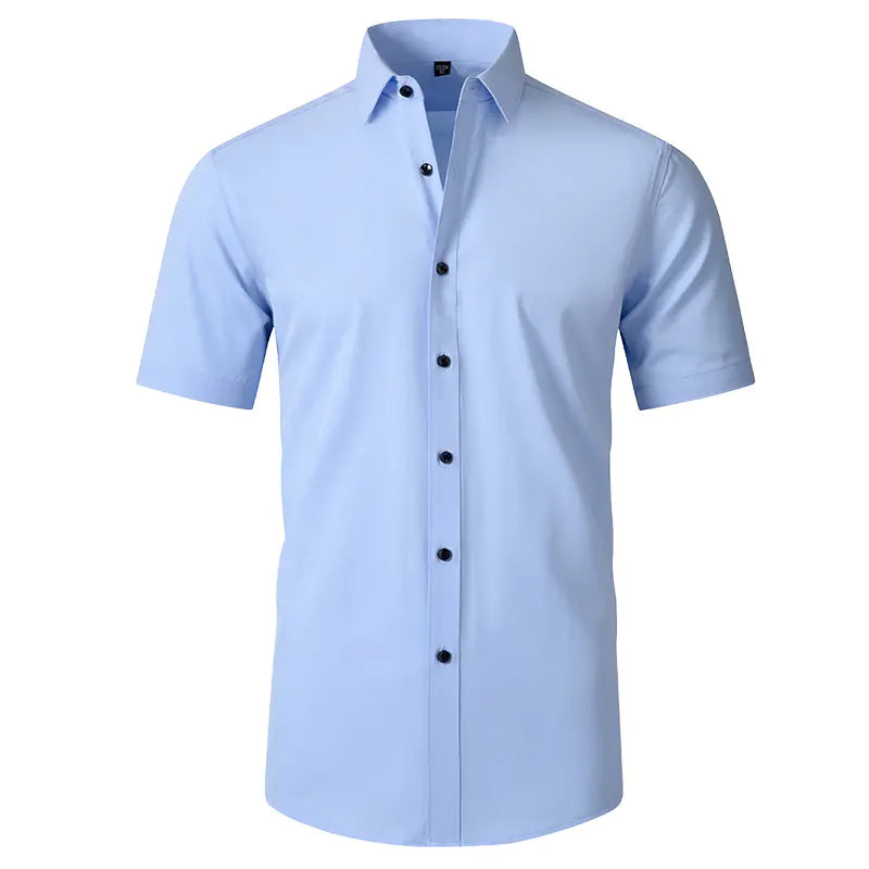 Men's Wrinkle-Resistant Stretch Dress Shirt (Slim Fit)