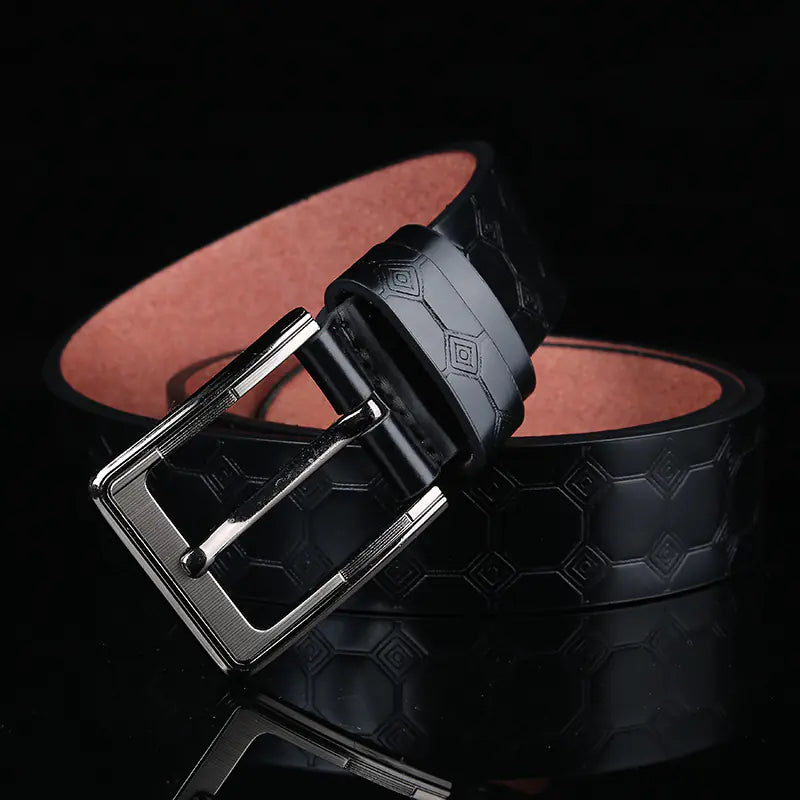 New Men's Faux Leather Belt
