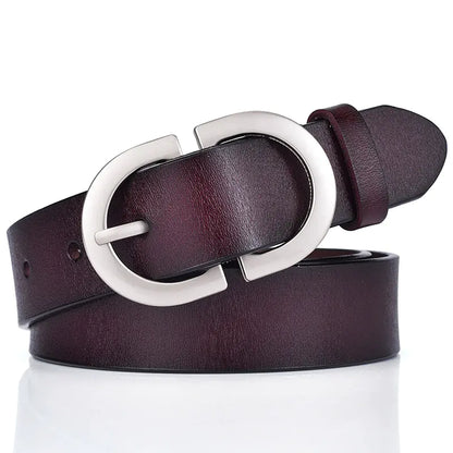 Genuine Leather Women's Belt for Casual Wear