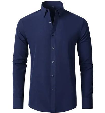 Men's Wrinkle-Free Elastic Business Shirt