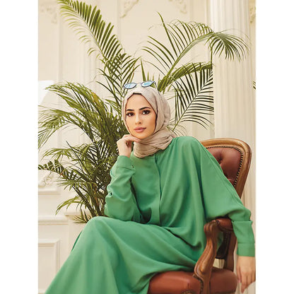 Abaya with Batwing Sleeves