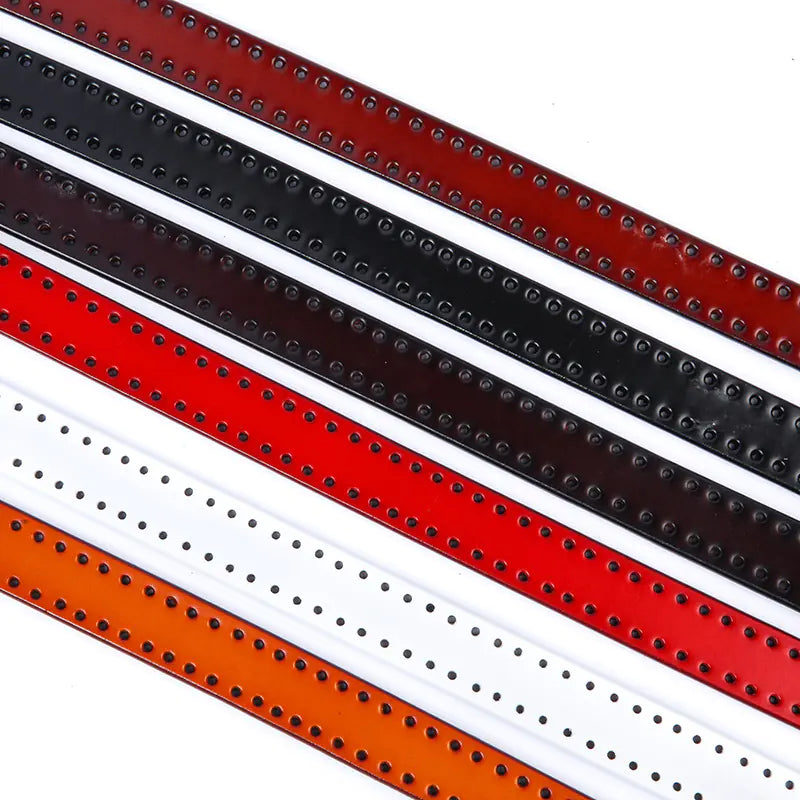 Women's Creative Hollow Leather Belt with Buckle