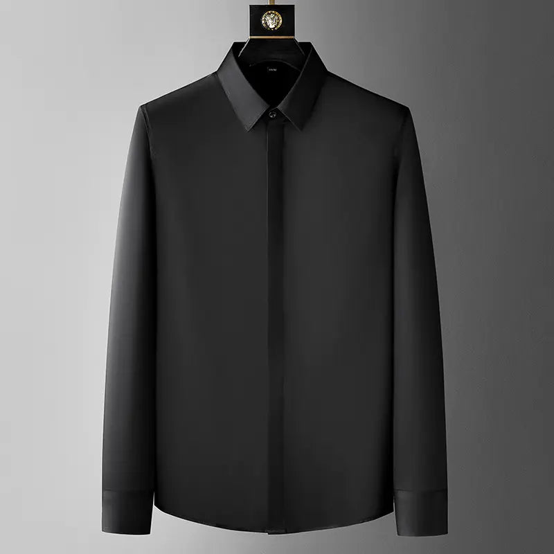 Men's Long Sleeve Business Dress Shirt - Wrinkle Free