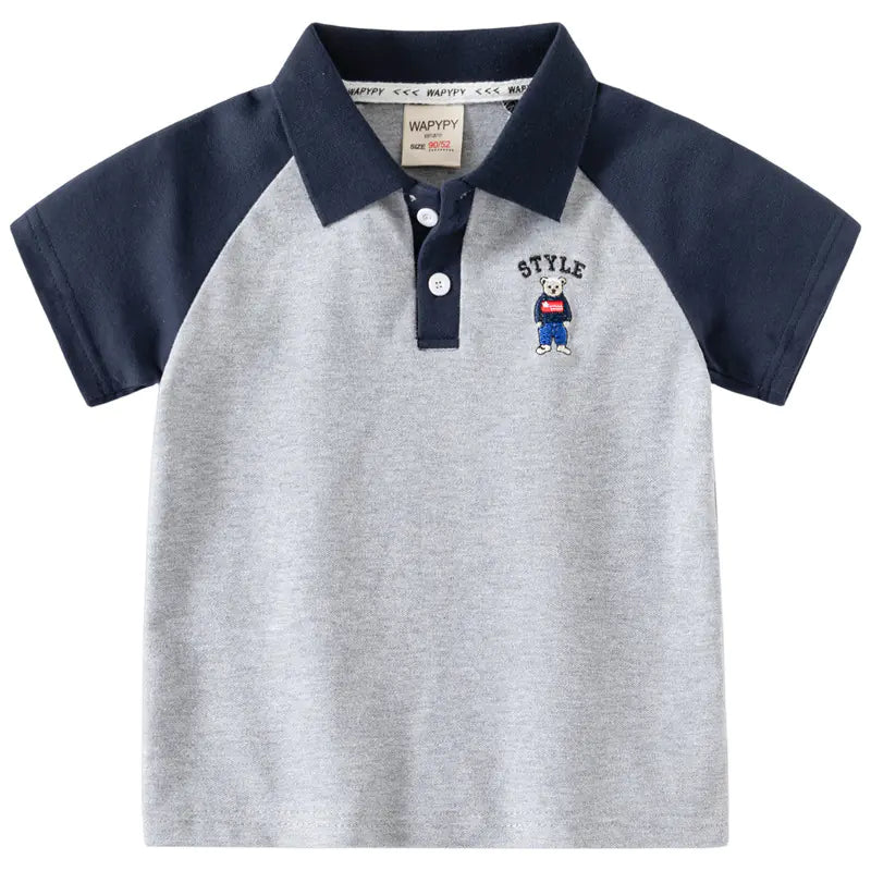 Boys' Short Sleeve T-Shirt Polo