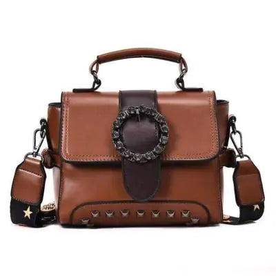 Versatile Crossbody Women's Bag - Small Square Design