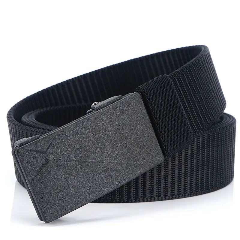 Men's Nylon Belt without Teeth or Holes