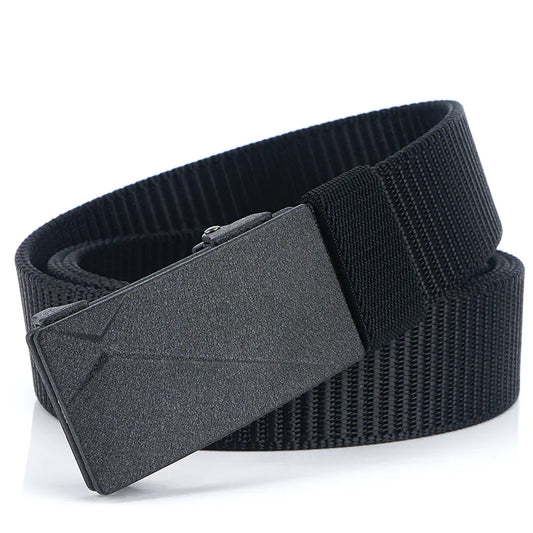 Men's Nylon Belt without Teeth or Holes