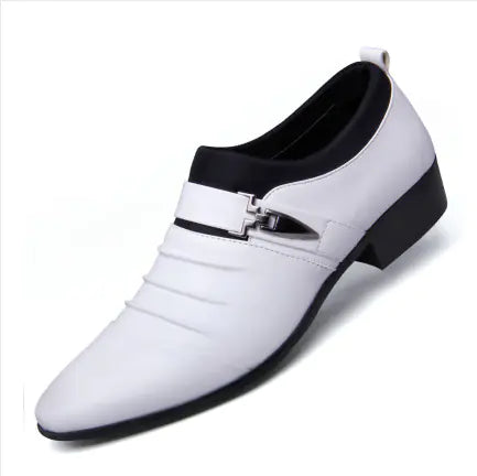 Men's Large Size Leather Formal Business Casual Shoes