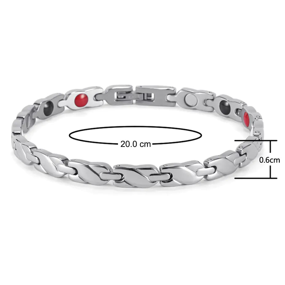 Stainless Steel Titanium Magnetic Bracelet and Bangle