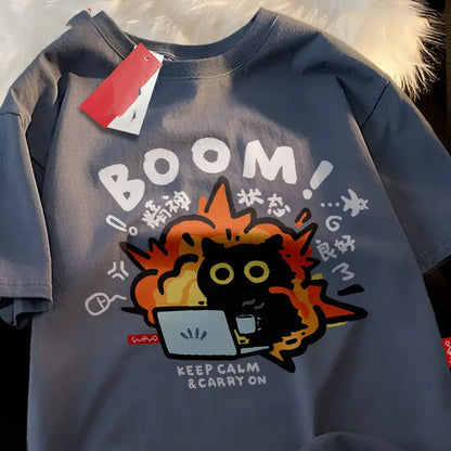 Cartoon Cotton T-Shirt