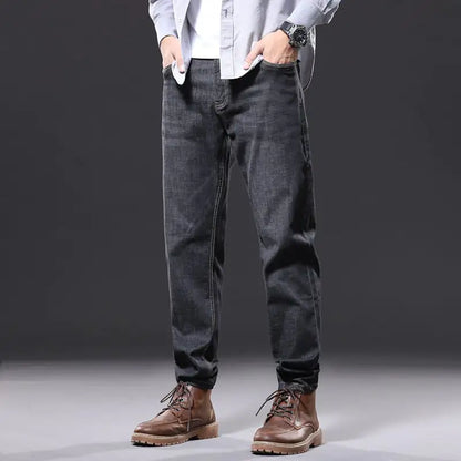 Men's Loose Straight Leg Jeans Trousers