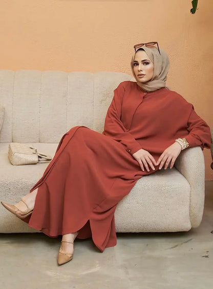 Abaya with Batwing Sleeves