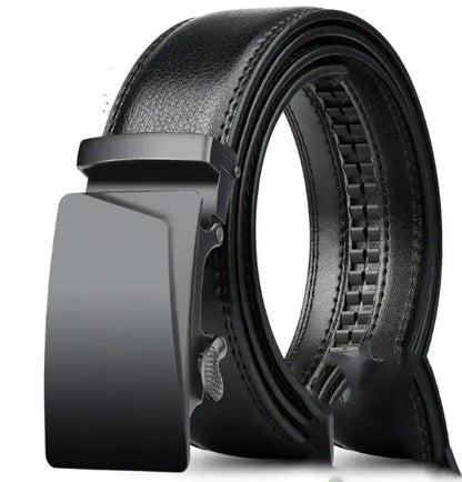 PrimeFit Men's Genuine Leather Auto-Lock Belt