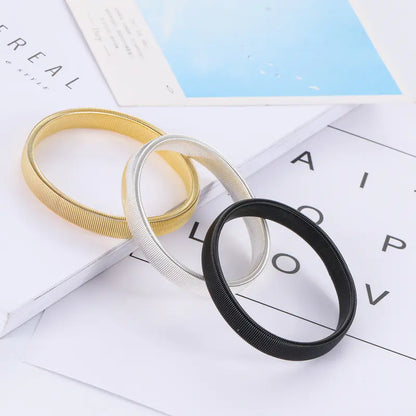 Men's Metal Spring Elastic Bangle Bracelet Armband