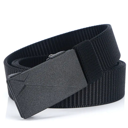 Men's Nylon Belt without Teeth or Holes