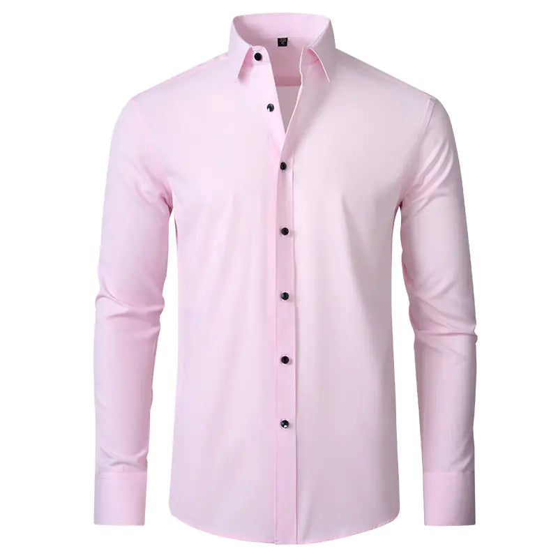 Men's Wrinkle-Resistant Stretch Dress Shirt (Slim Fit)