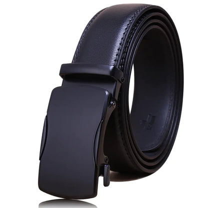 Men's Premium Leather Belt with Automatic Buckle