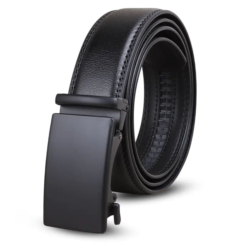 Men's Premium Leather Belt with Automatic Buckle