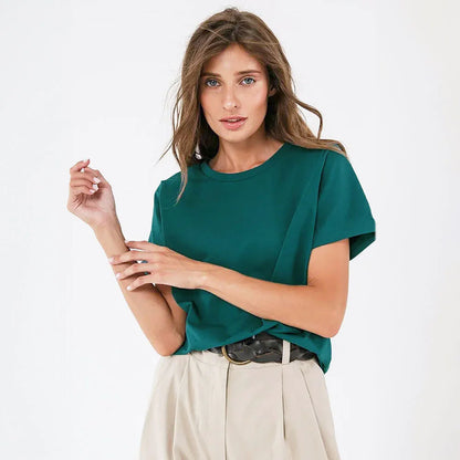 Casual Cotton Pullover T-Shirt