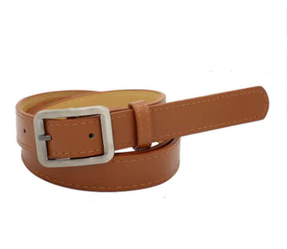 Stylish Women's Slim Belt - Minimalist Korean Design