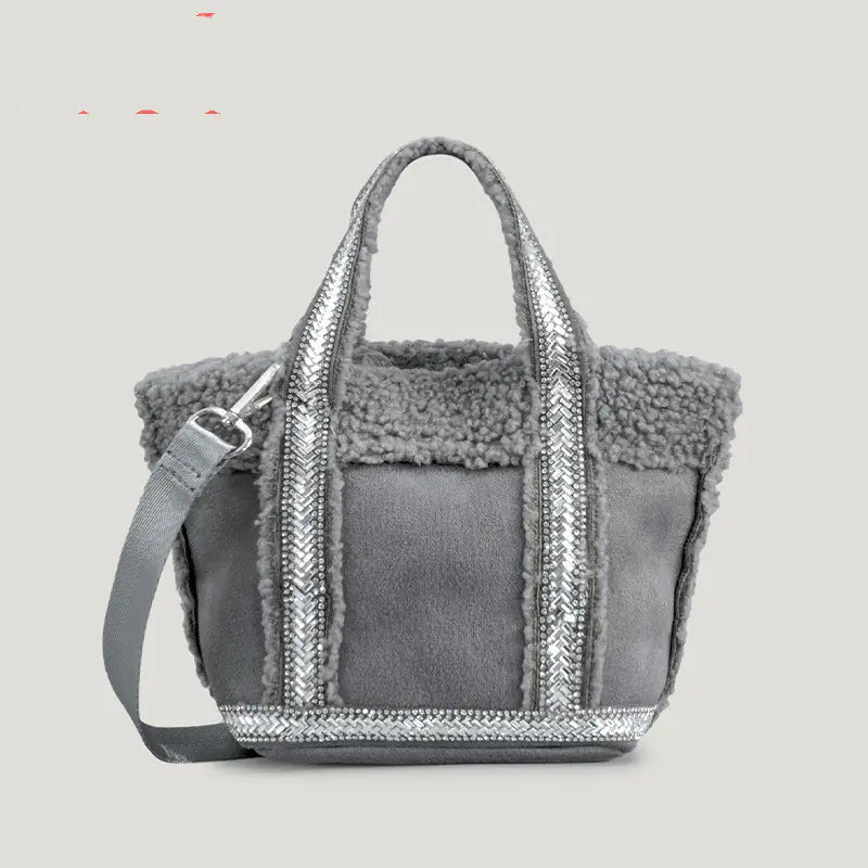 Woolen Bucket Bag for Women - Autumn & Winter Design