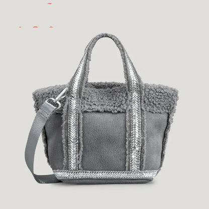 Woolen Bucket Bag for Women - Autumn & Winter Design
