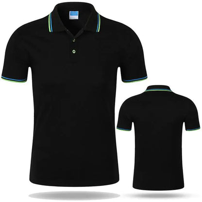 Men's Cotton Polo Short Sleeve Work T-Shirt