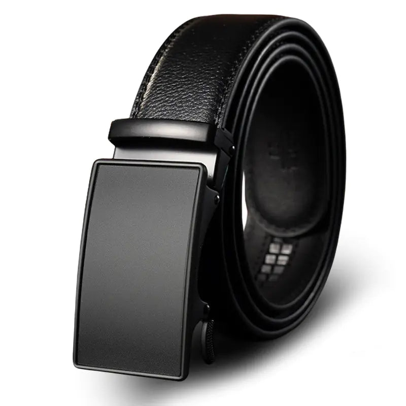 Men's Premium Leather Belt with Automatic Buckle