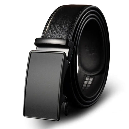 Men's Premium Leather Belt with Automatic Buckle