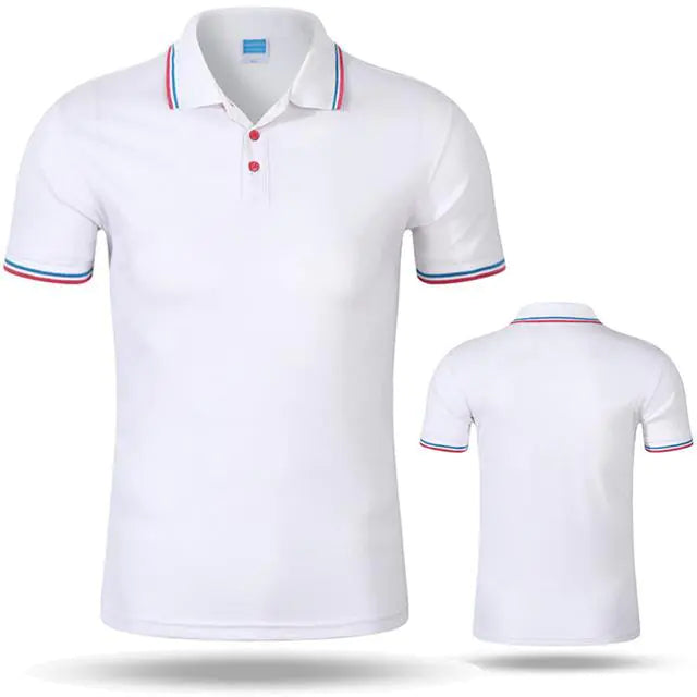Men's Cotton Polo Short Sleeve Work T-Shirt
