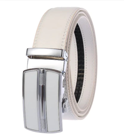 Genuine Leather Automatic Buckle Men's Fashion Belt