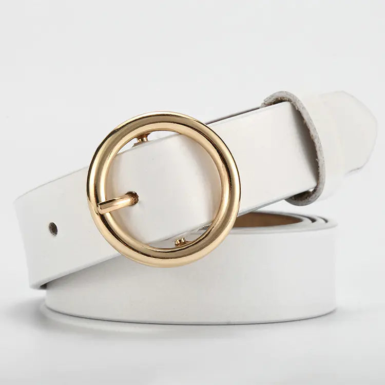 New Women's Fashion Vintage Genuine Leather Belt