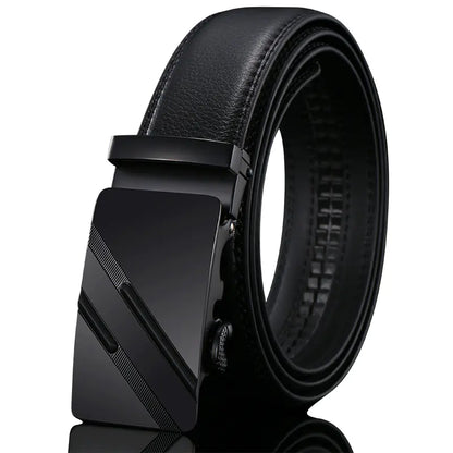Men's Premium Leather Belt with Automatic Buckle