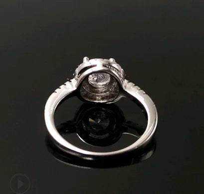 Fashion Zircon Ring, Women's Diamond Engagement Ring
